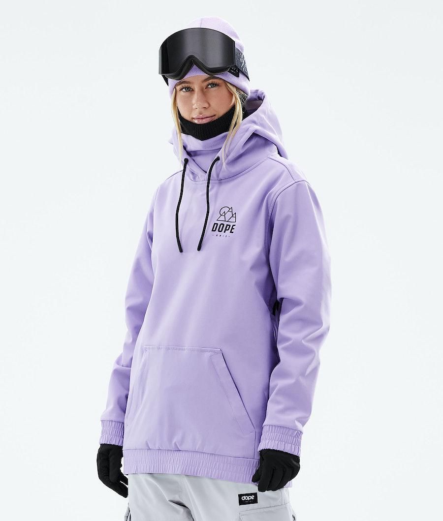 Women's Dope Yeti W 2021 Snowboard Jacket Rise Faded Violet Purple  USA |  WUCZP-6302