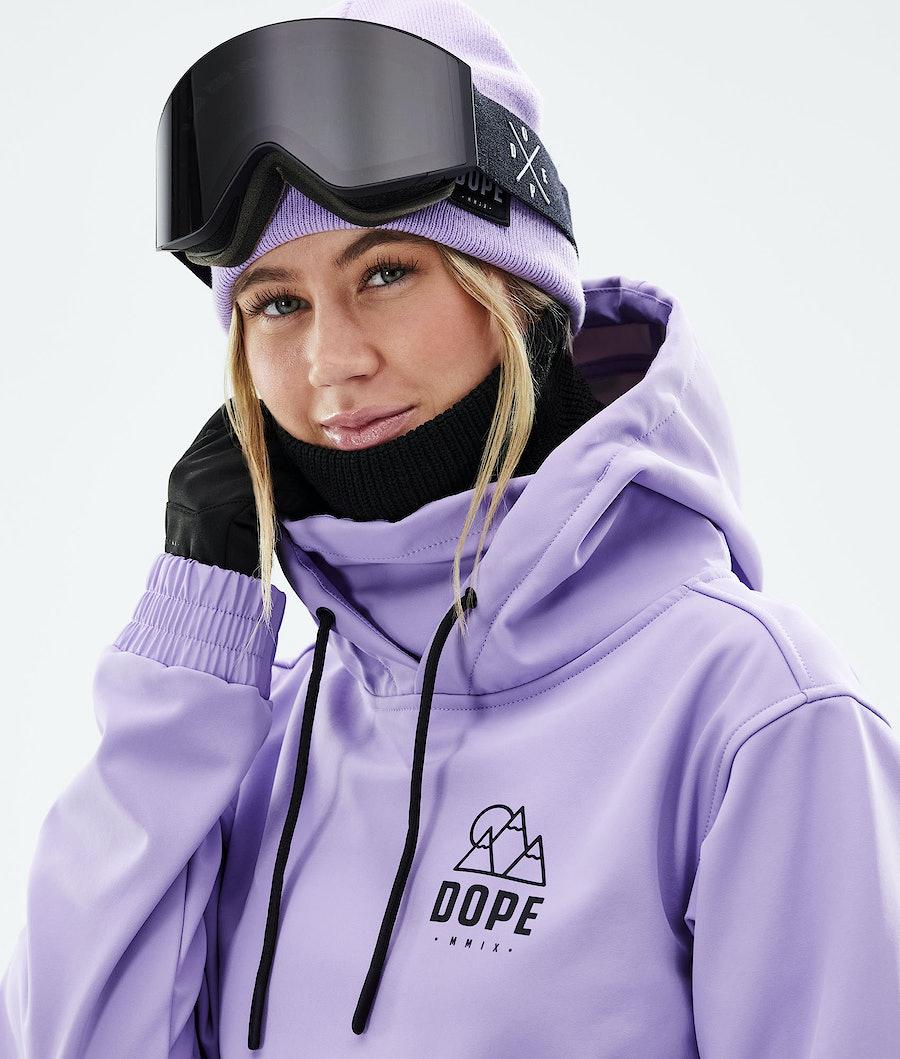 Women's Dope Yeti W 2021 Snowboard Jacket Rise Faded Violet Purple  USA |  WUCZP-6302