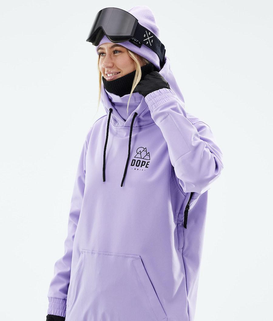 Women's Dope Yeti W 2021 Snowboard Jacket Rise Faded Violet Purple  USA |  WUCZP-6302