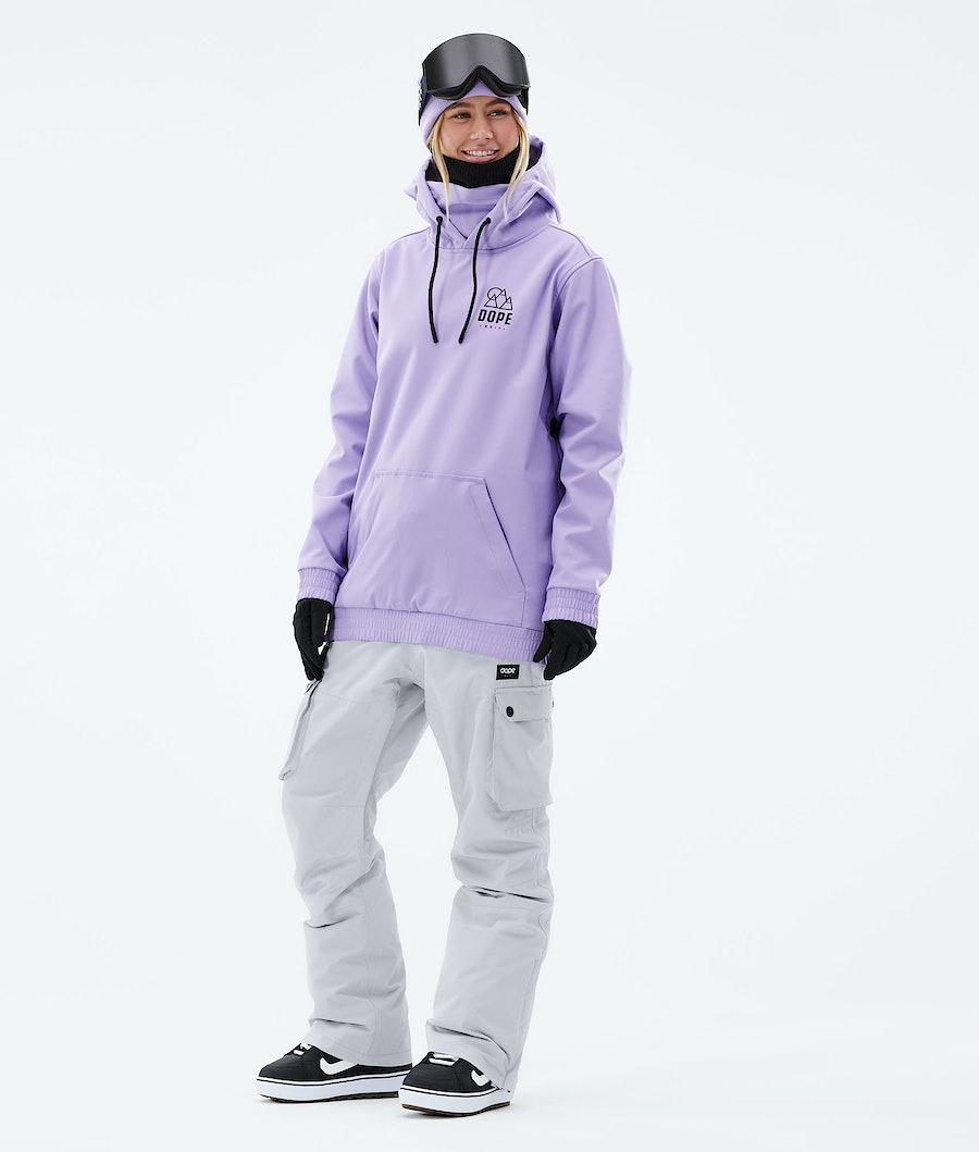 Women's Dope Yeti W 2021 Snowboard Jacket Rise Faded Violet Purple  USA |  WUCZP-6302