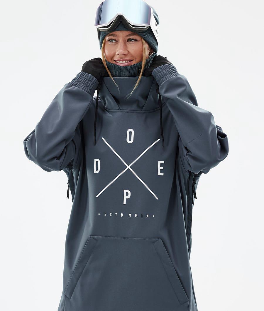 Women's Dope Yeti W 2X-Up Snowboard Jacket Metal Blue  USA |  DFYTS-9134