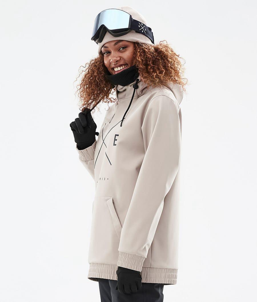 Women's Dope Yeti W 2X-Up Snowboard Jacket Sand Khaki  USA |  JZLRE-4520