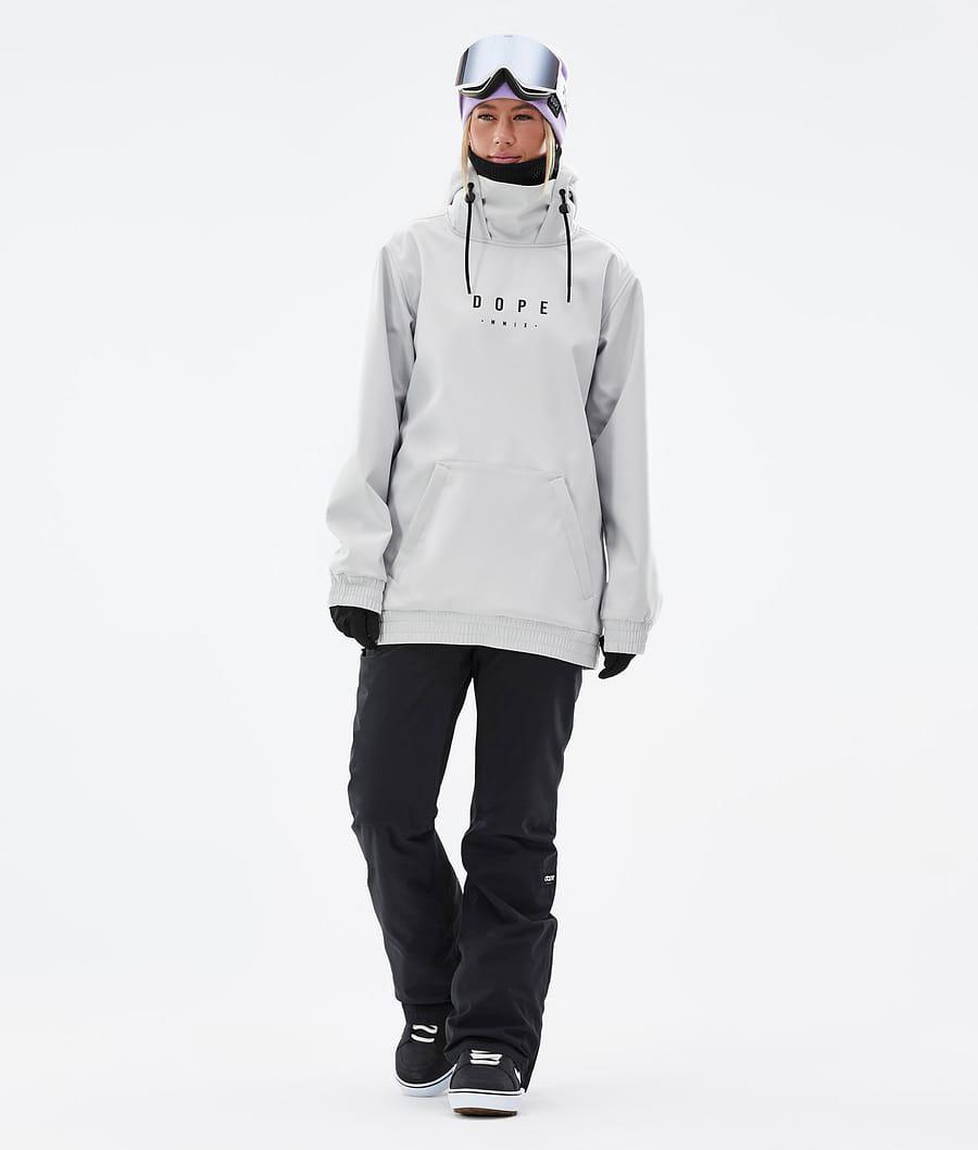 Women's Dope Yeti W Peak Snowboard Jacket Light Grey  USA |  HBSYU-3580