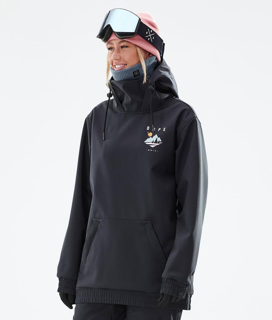 Women's Dope Yeti W Pine Ski Jacket Black  USA |  LGMRN-4935