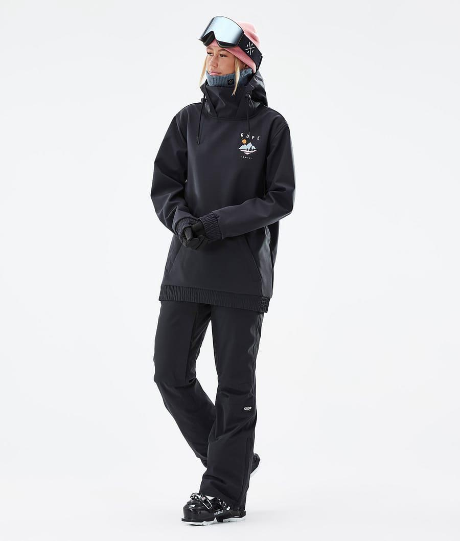 Women's Dope Yeti W Pine Ski Jacket Black  USA |  LGMRN-4935