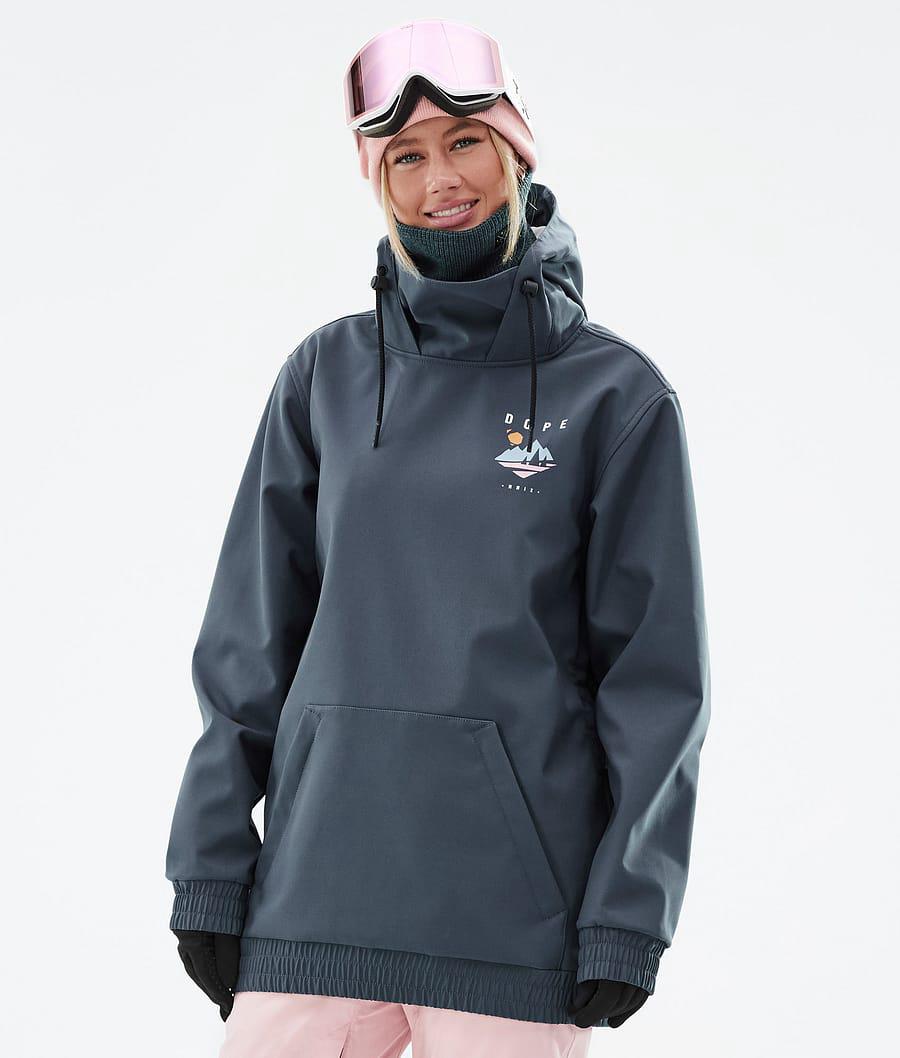 Women's Dope Yeti W Pine Ski Jacket Metal Blue  USA |  CYRQV-5267