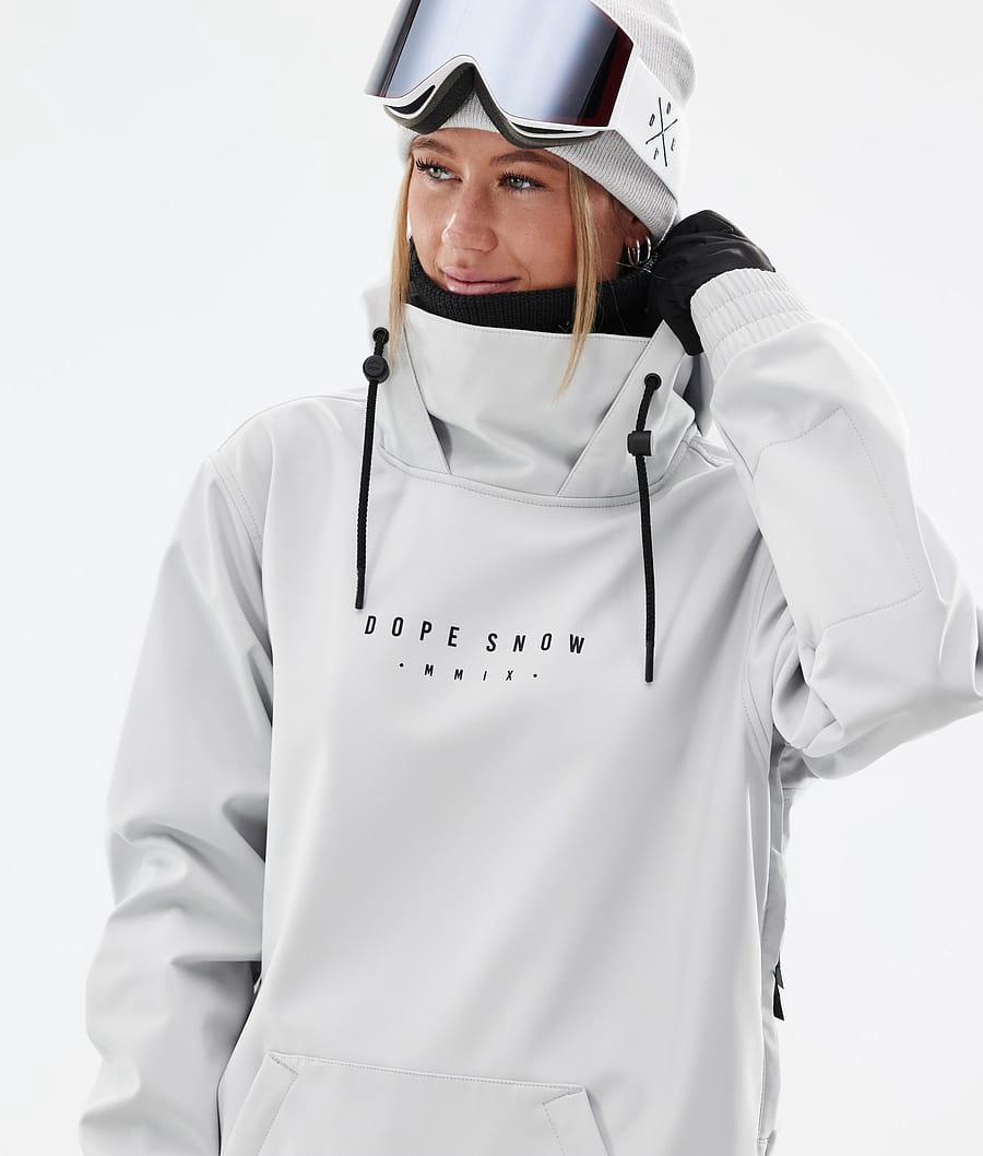 Women's Dope Yeti W Range Ski Jacket Light Grey  USA |  APSEV-4075