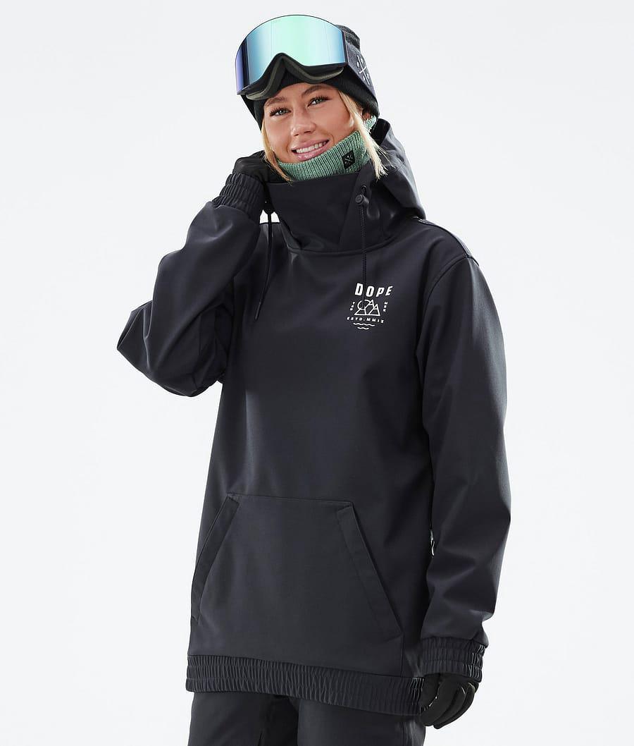 Women's Dope Yeti W Snowboard Jacket Black  USA |  PUSKT-8365