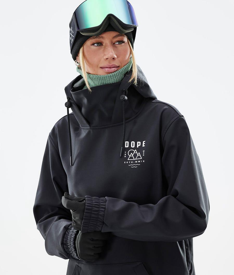 Women's Dope Yeti W Snowboard Jacket Black  USA |  PUSKT-8365