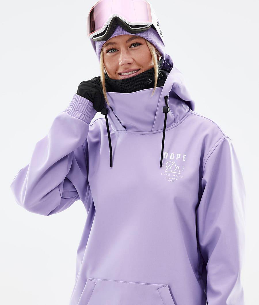 Women's Dope Yeti W Snowboard Jacket Faded Violet Purple  USA |  XZQEO-5876